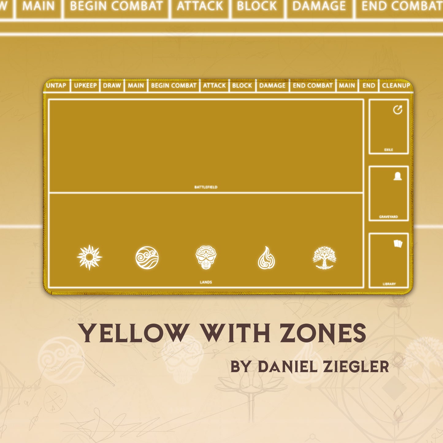 Yellow with zones