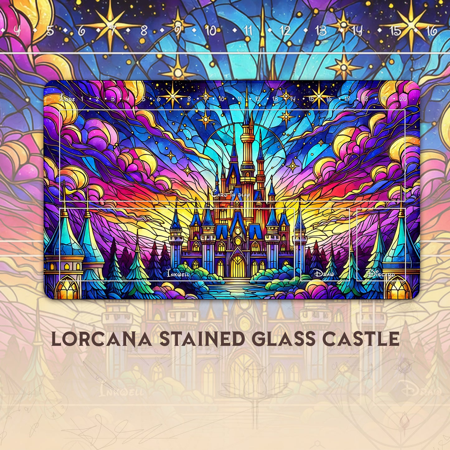 Lorcana Stained Glass Castle