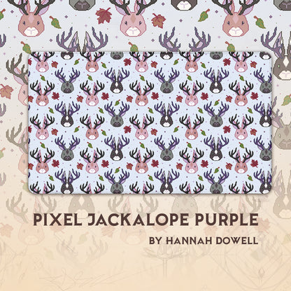 Pixel Jackalope Purple