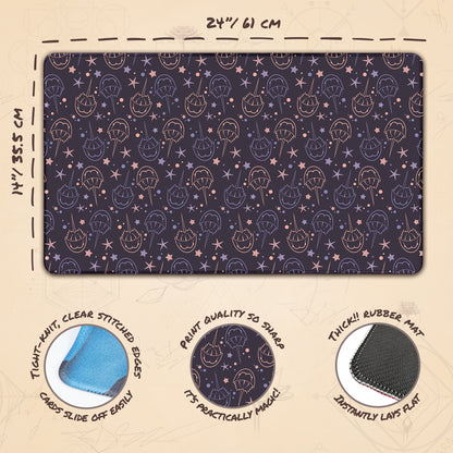 Horseshoes & Stars Purple