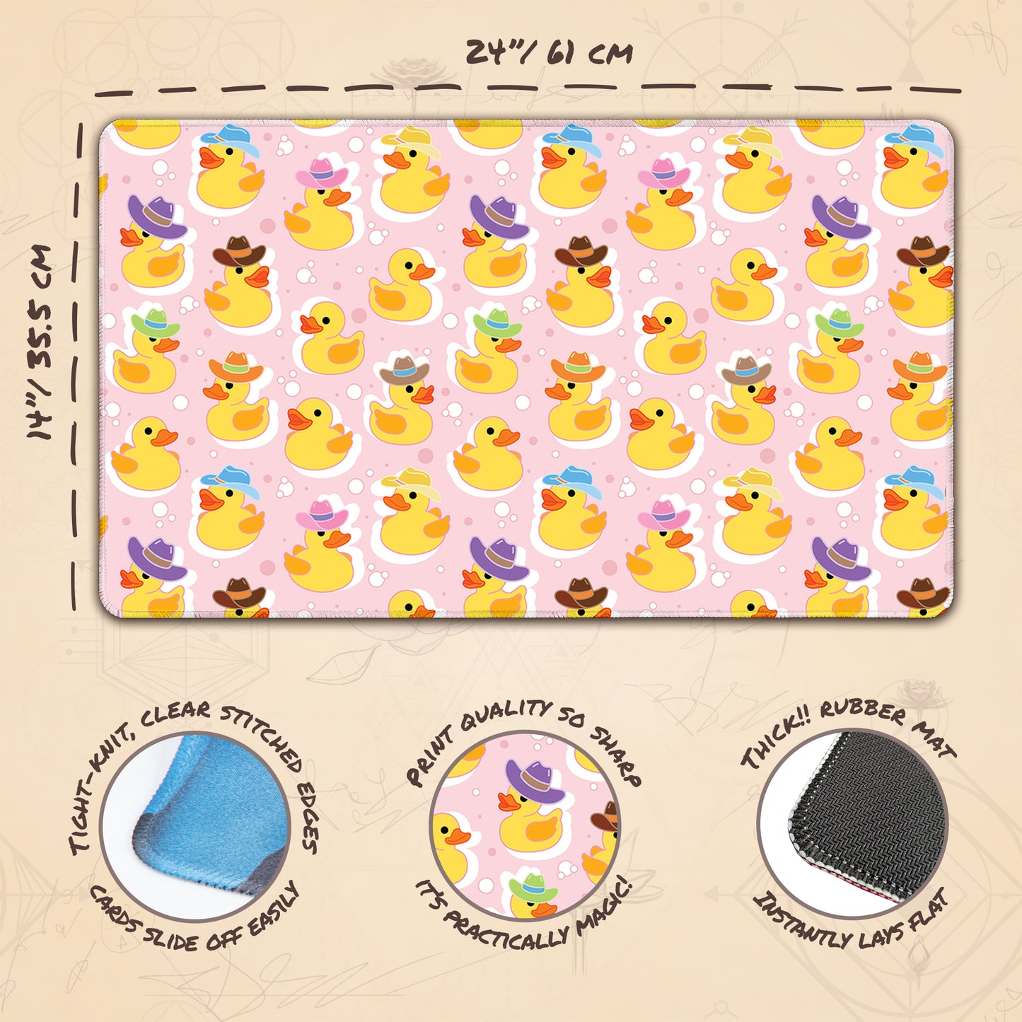 Cowboy Ducks Pink
