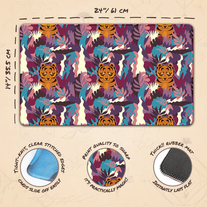 Tigers in The Forest Purple