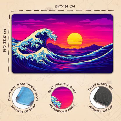 Neon Wave Sunset