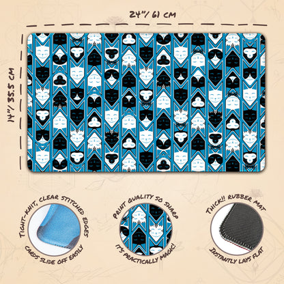 Cats N' Bow Ties Blue