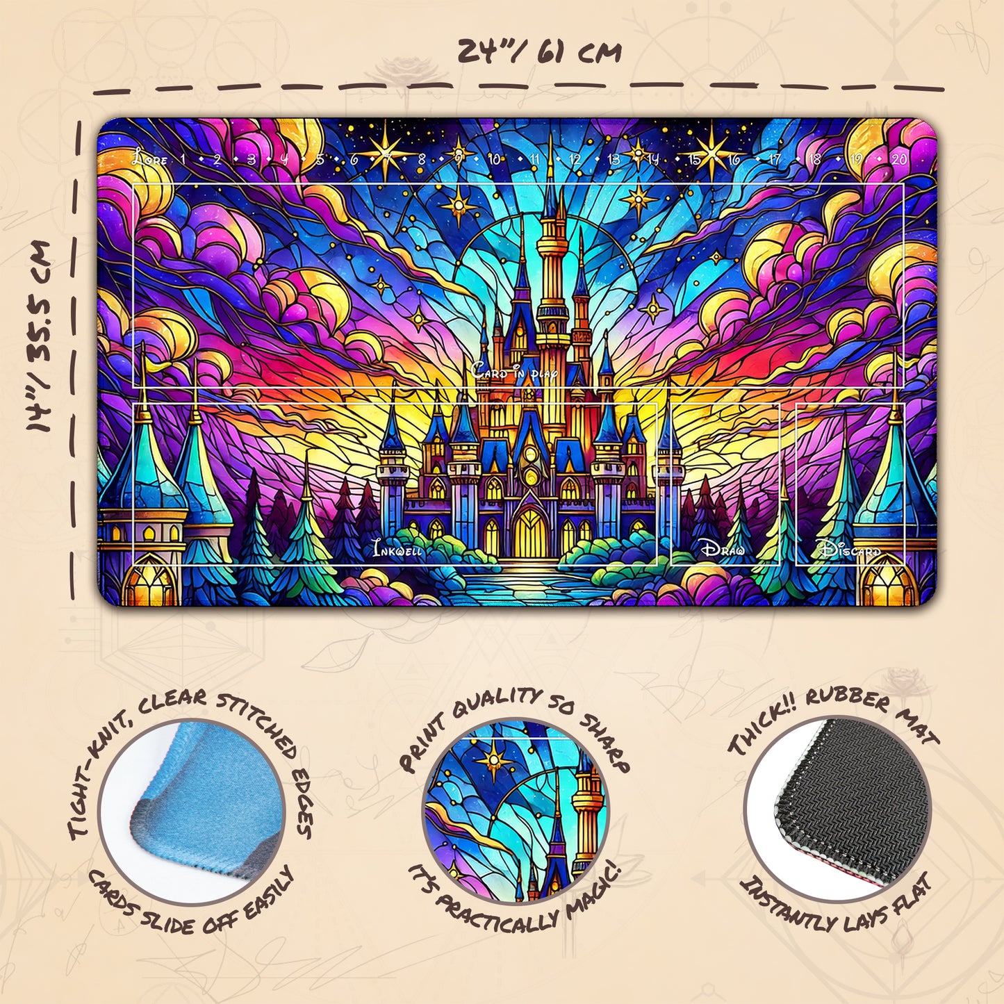 Lorcana Stained Glass Castle
