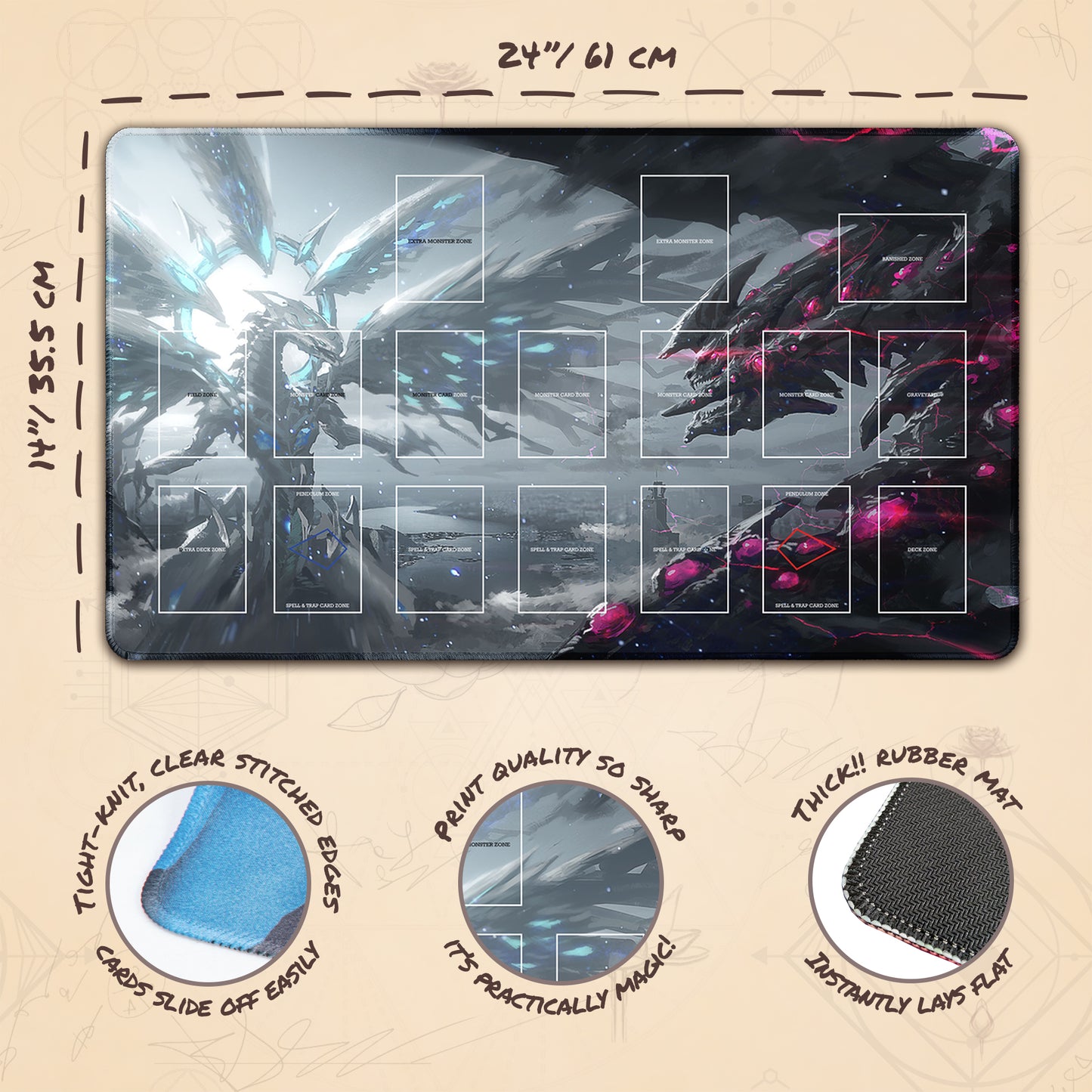 Deep-Eyes White Dragon vs Destruction Dragon