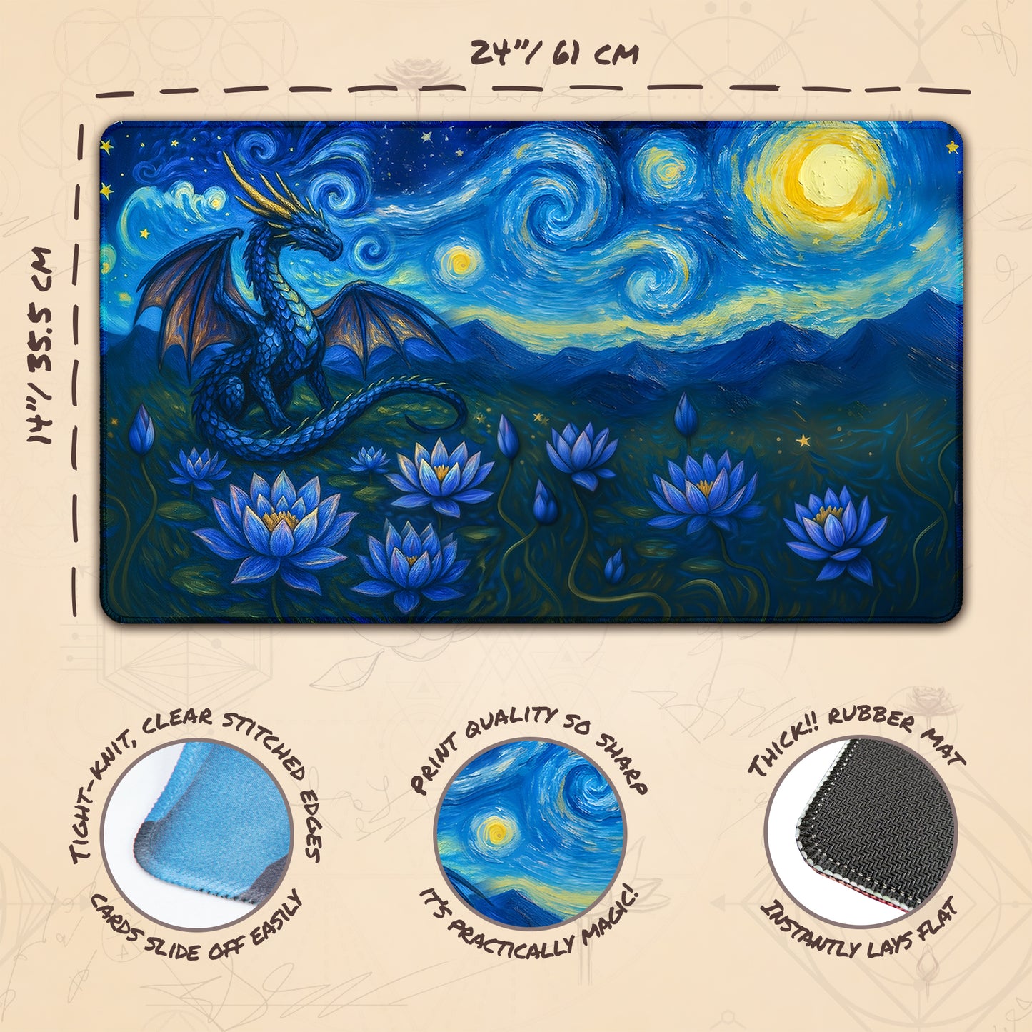 Starry night, Dragon