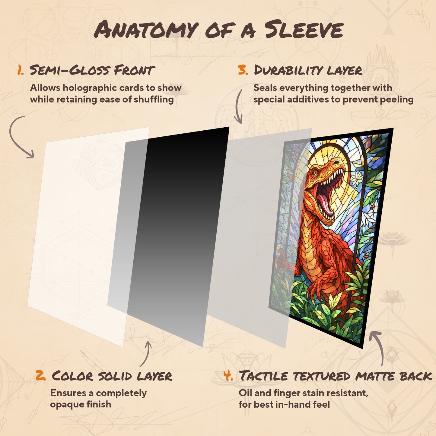 Dinosaur - Stained Glass T-Rex