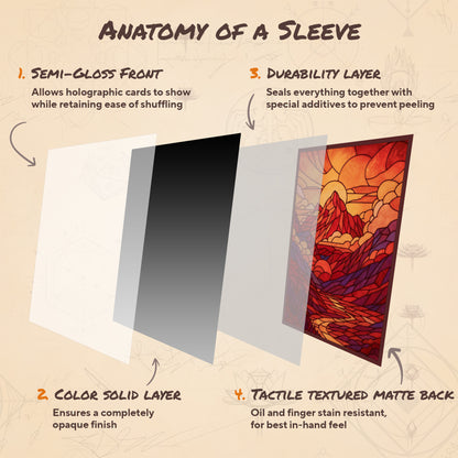 Stained Glass Red Mana