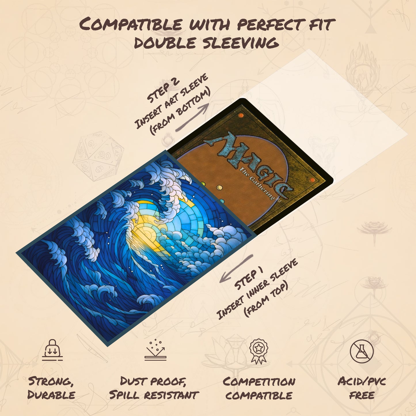 Stained Glass Blue Mana