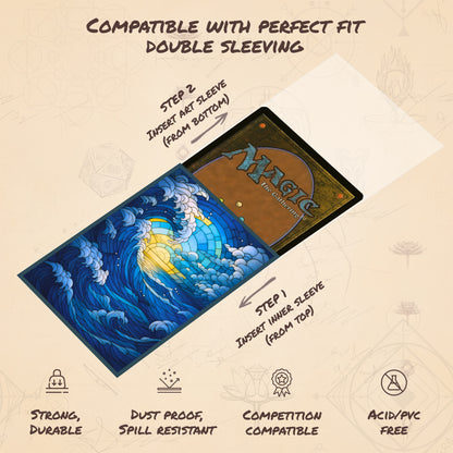 Stained Glass Blue Mana