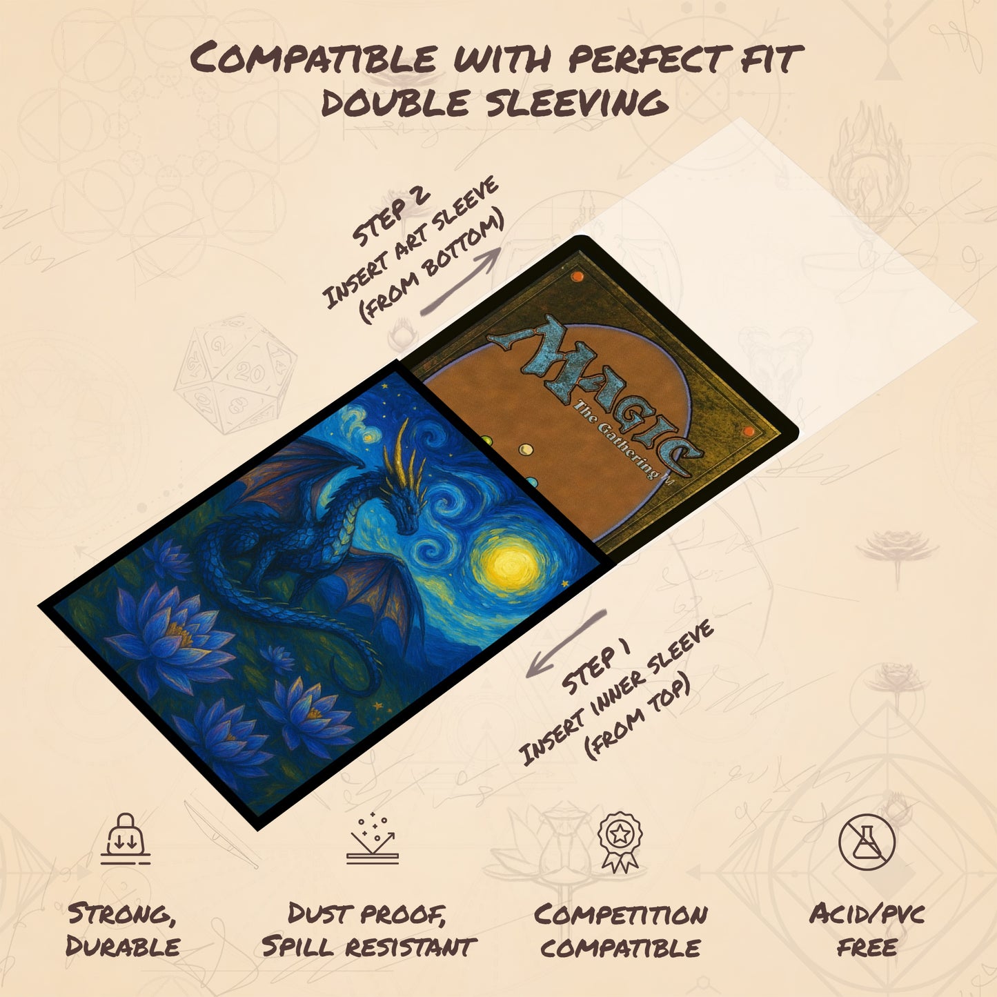 Starry night, Dragon