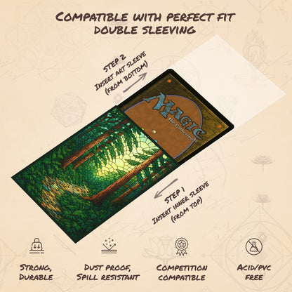 Stained Glass Green Mana