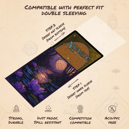 Stained Glass Black Mana