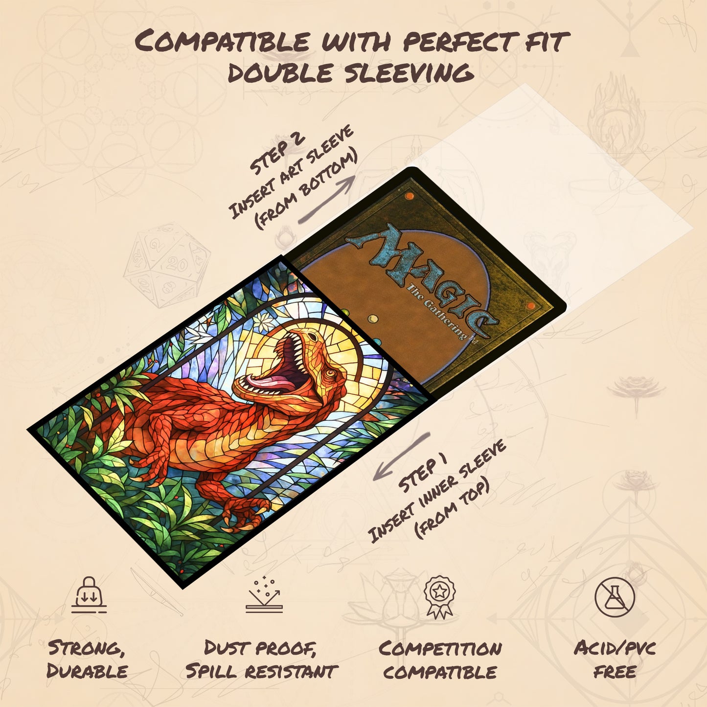 Dinosaur - Stained Glass T-Rex