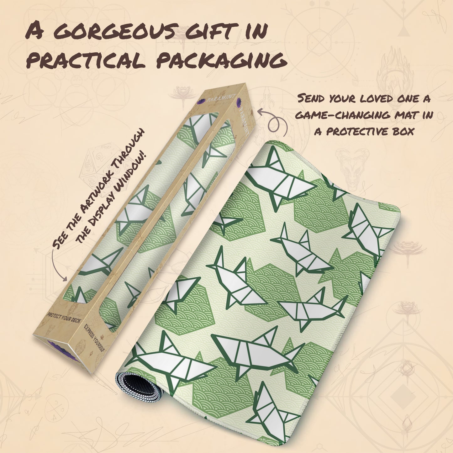Paper Sharks Green