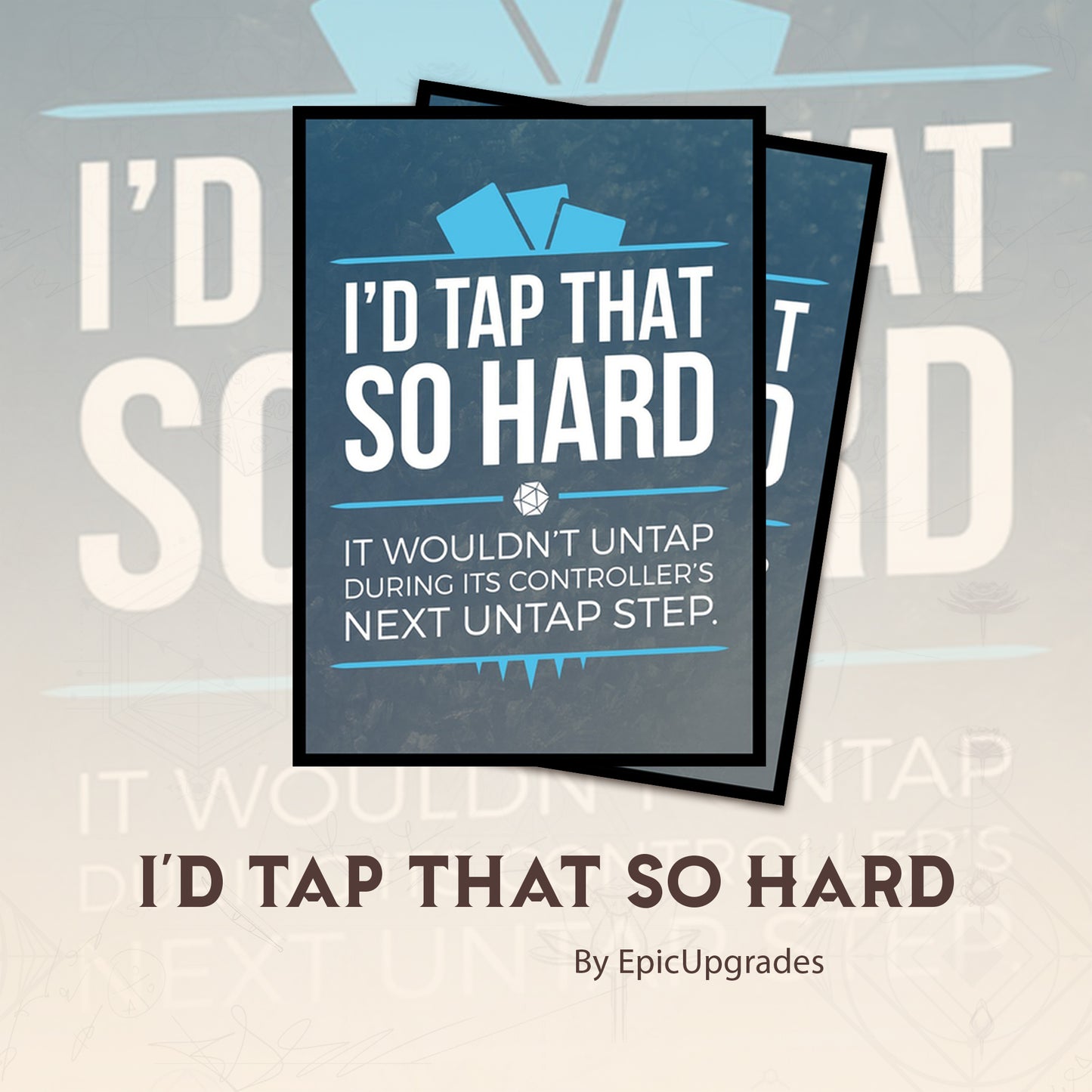 I'd Tap That So Hard