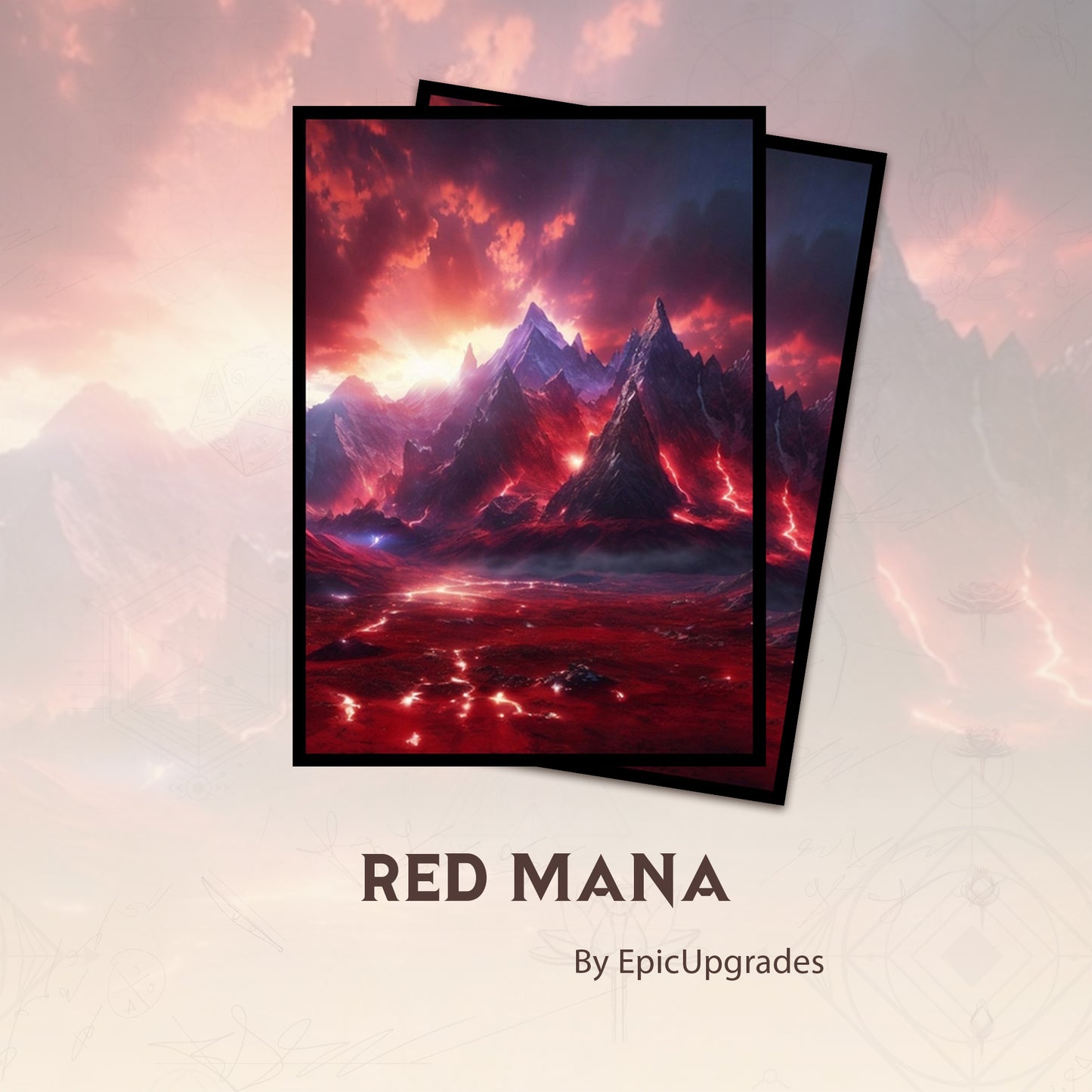 Red Mana (Textured)