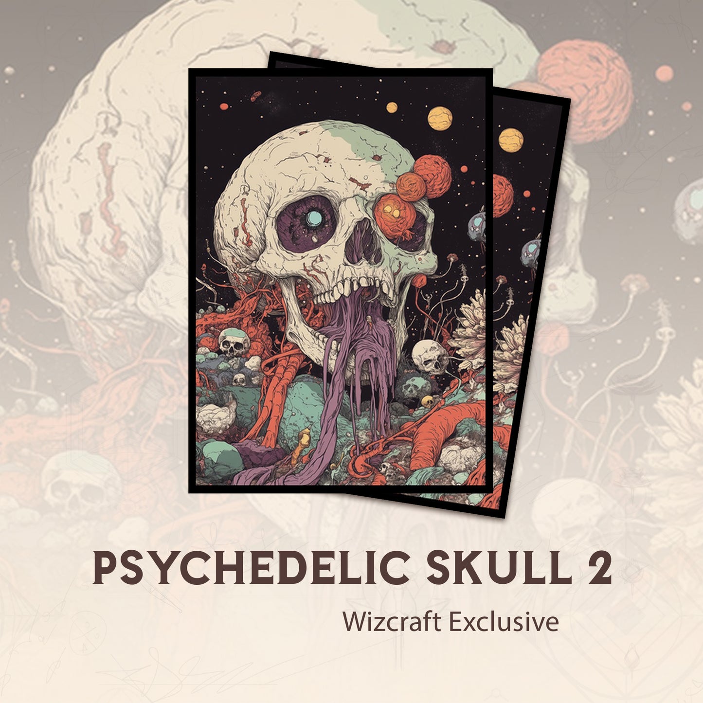 Psychedelic Skull 2
