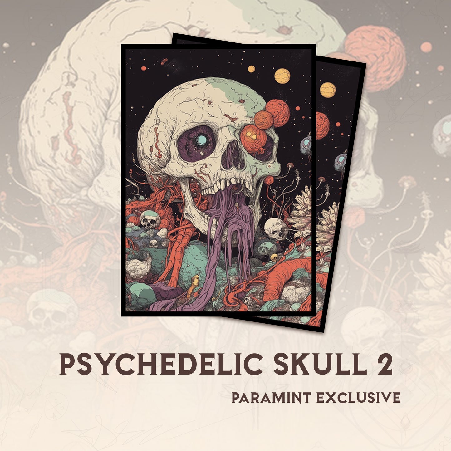 Psychedelic Skull 2