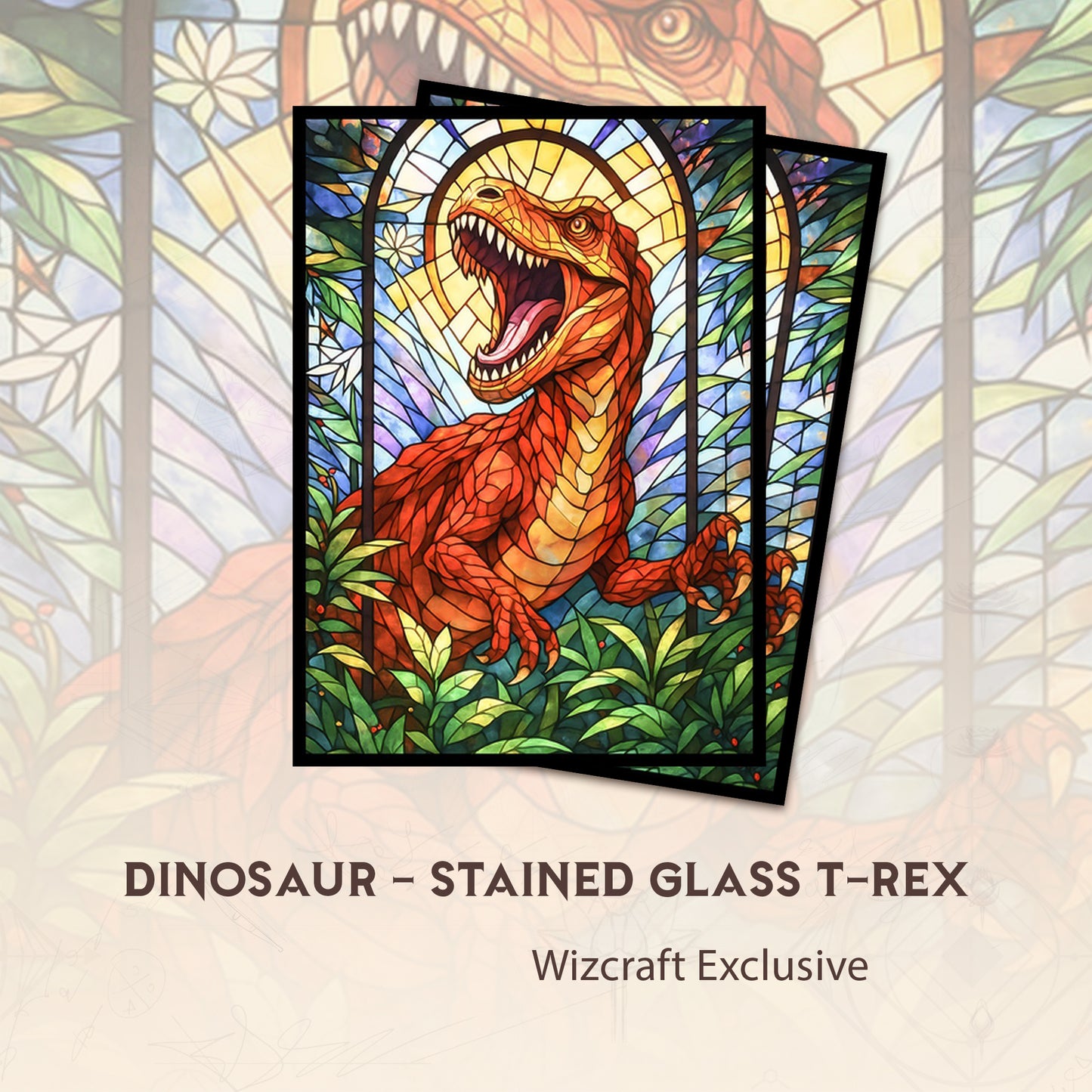 Dinosaur - Stained Glass T-Rex