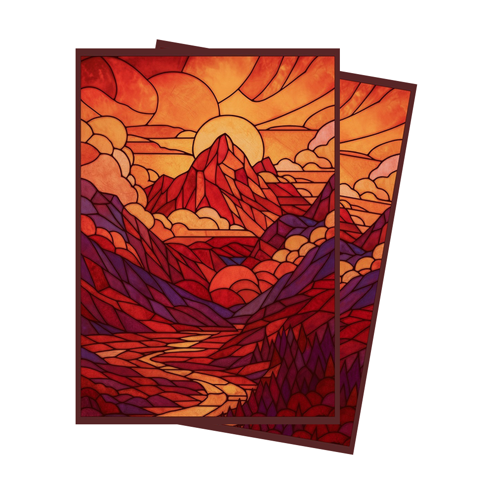 Stained Glass Red Mana