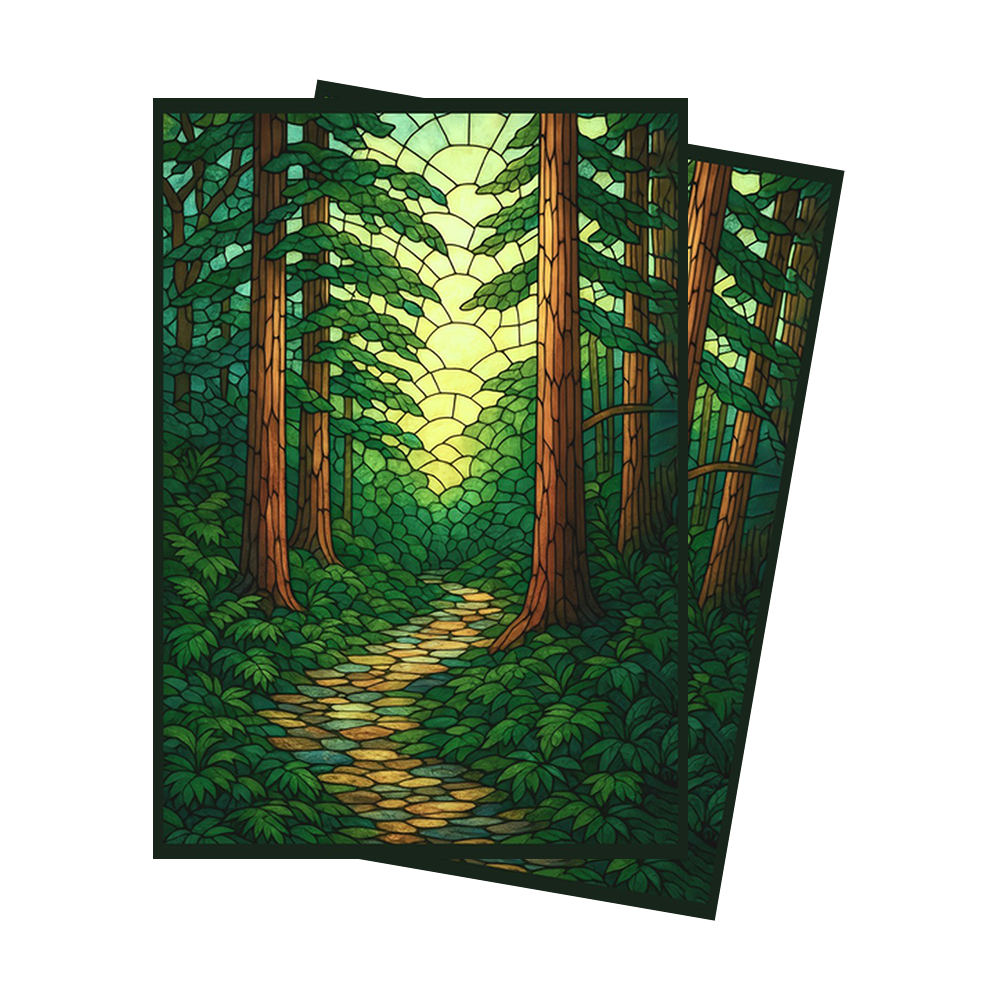 Stained Glass Green Mana