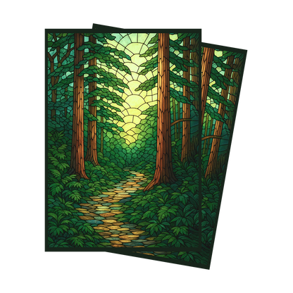 Stained Glass Green Mana