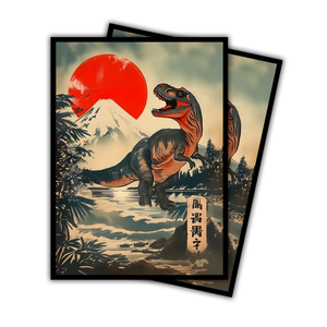 Japanese Ukiyo-e Dinosaur