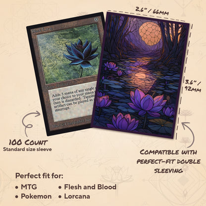 Stained Glass Black Mana