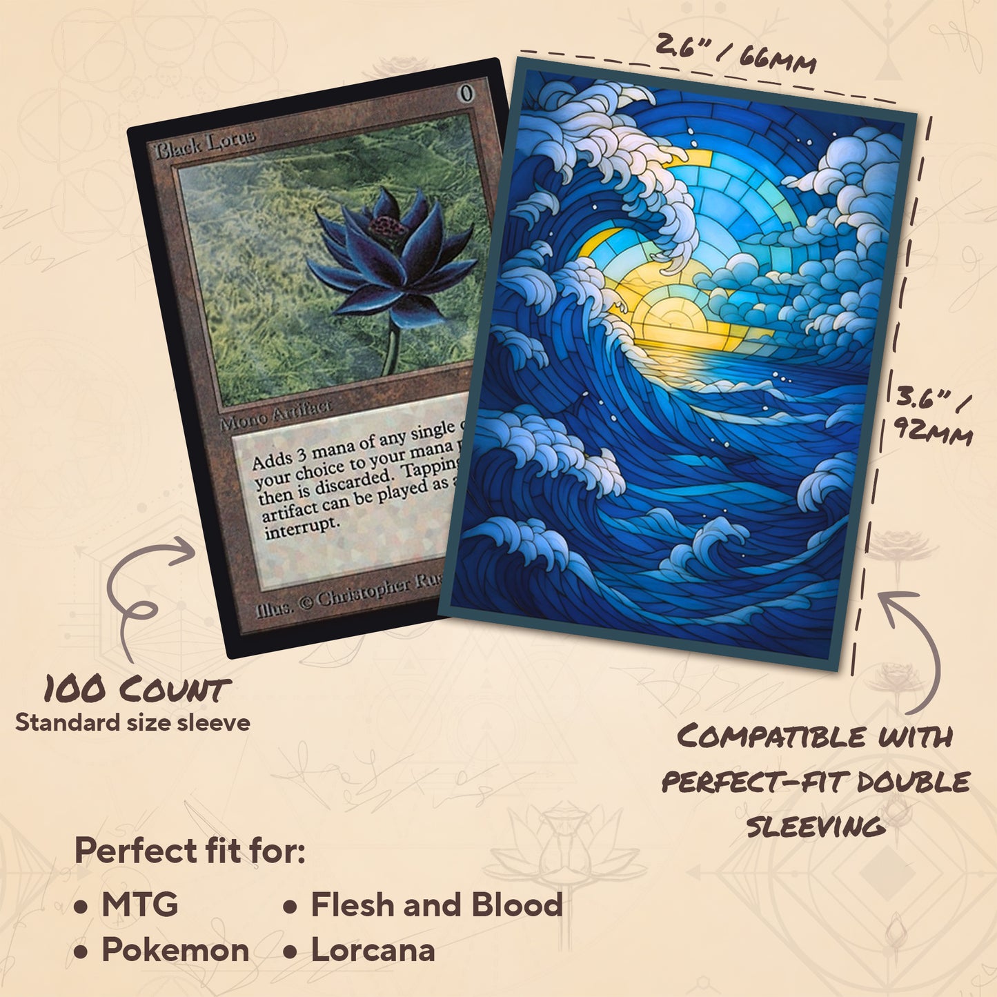 Stained Glass Blue Mana