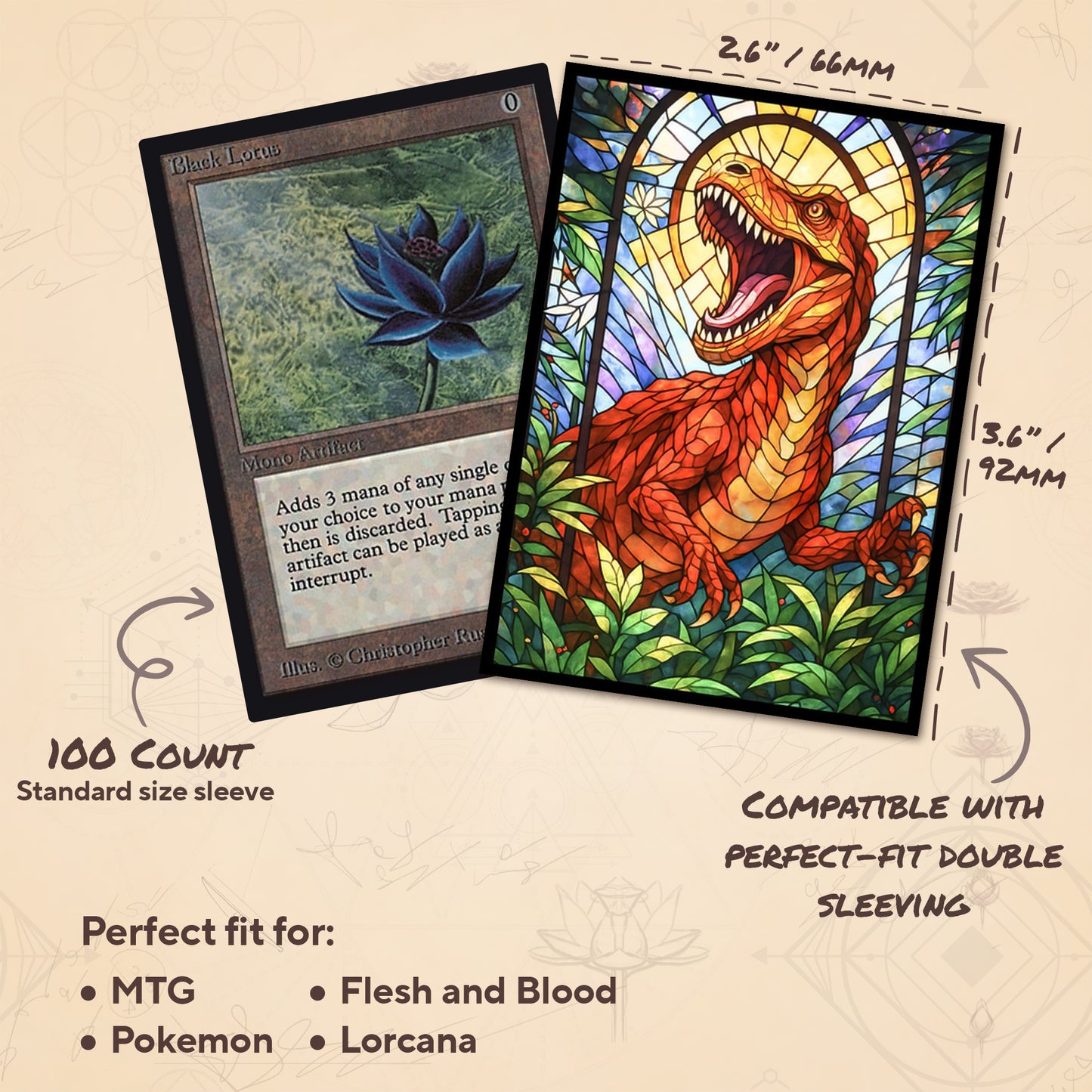 Dinosaur - Stained Glass T-Rex