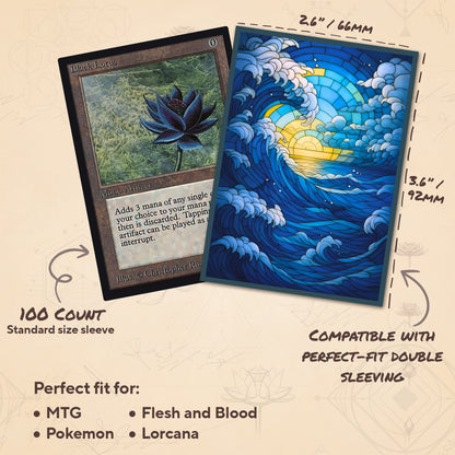 Stained Glass Blue Island