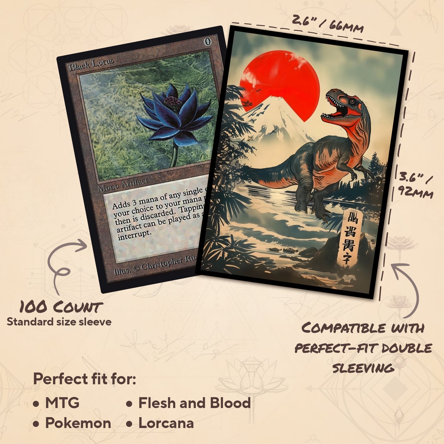 Japanese Ukiyo-e Dinosaur